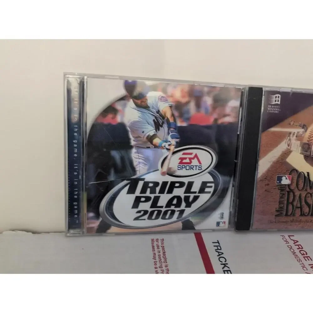 Microsoft Home BASEBALL CD-ROM PC Windows 1994 Edition & Triple Play 2001 #178